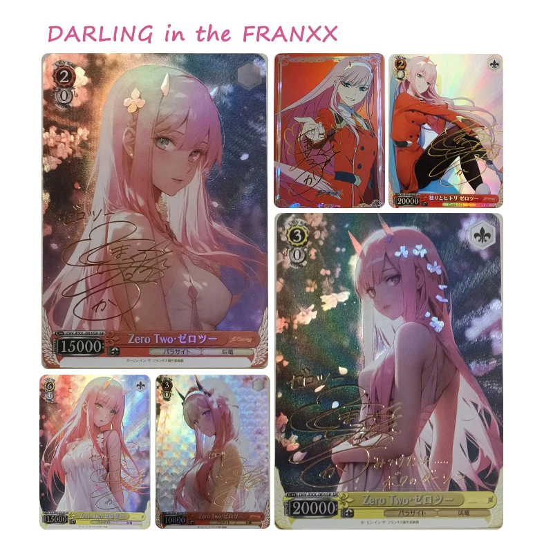 Diy домашняя японская анимация Darling In The Franxx Zero Two Кокоро Икуно Коллекция карточек игрушки подарок