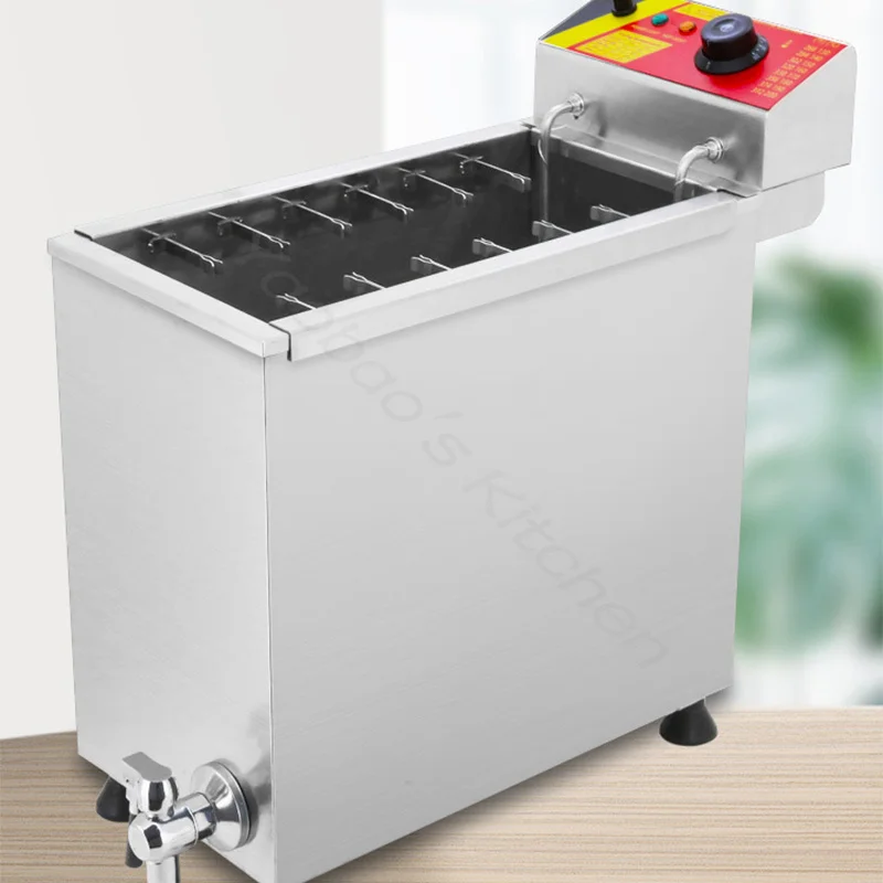 Cheese Hot Dog Sticks Fryer Commercial Large Capacity Electric Deep Korean Corn Dog Fryer Machine 220V/110V