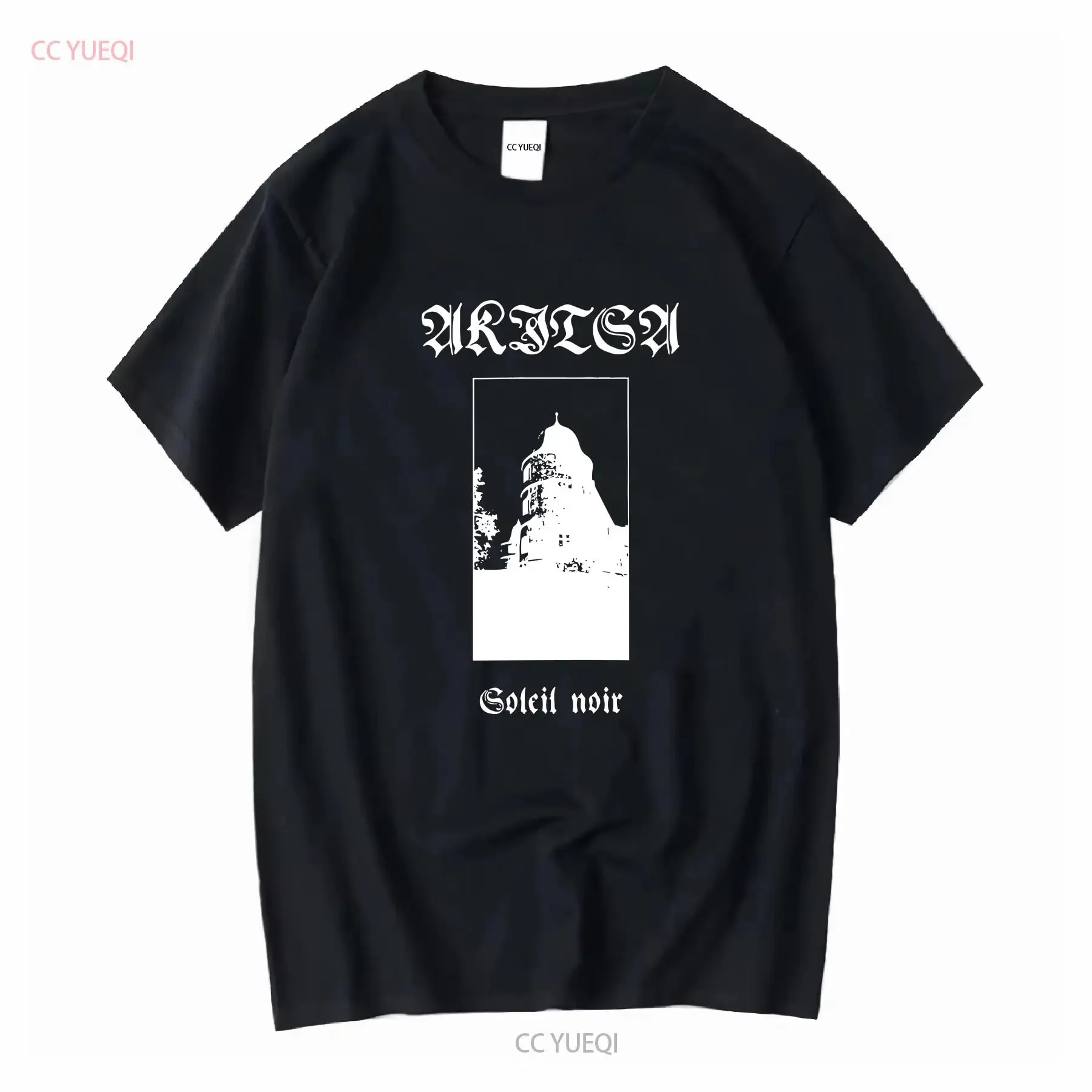 Akitsa T Shirt 2XL Bone Awl Peste Noire Absurd long or short sleeves vintage Washed fashion Casual Breathable Unisex Stylish