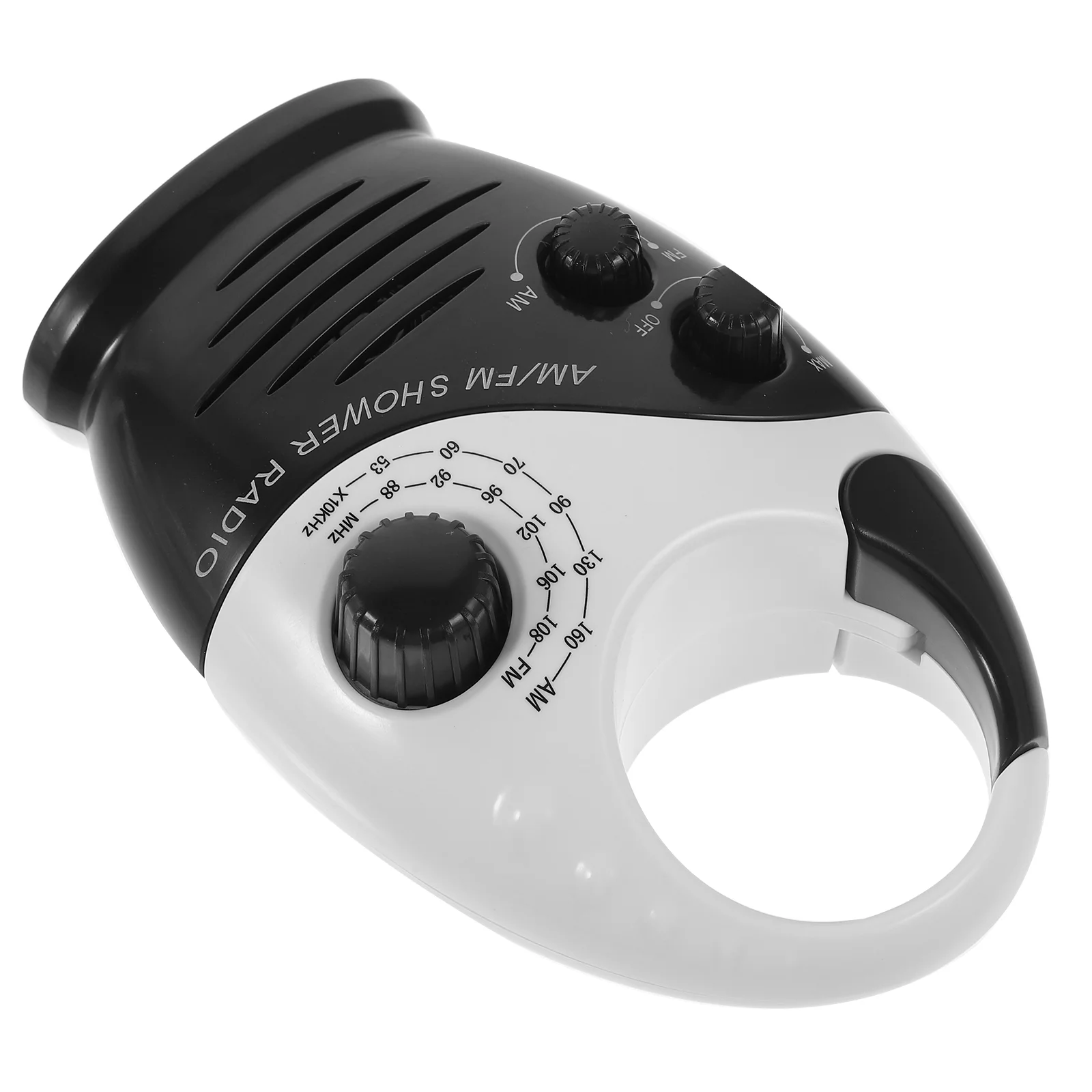 

Mini Waterproof Waterproof Radio Black Portable Shower Speaker Bathing Radio Clear Sound Gifts Family Christmas