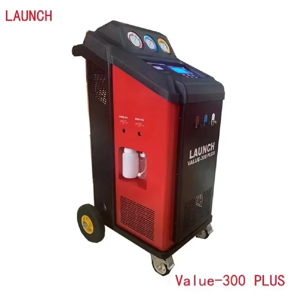 Original For L-AUNCH Value300 Plus R134a R1234YF Car A/C Refrigerant Air Conditioning Filling Recovery Cooling Recycling Machine