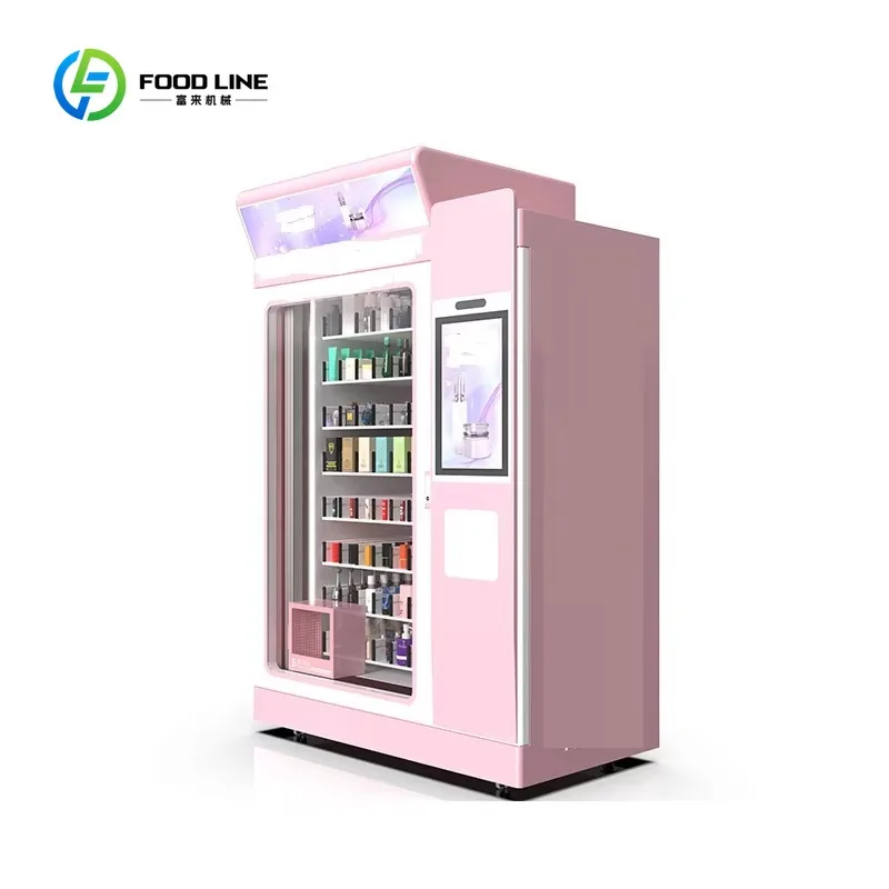 Customized Perfume Vending Machine with Age Verification with Elevator Beauty Vending Machine for Sale