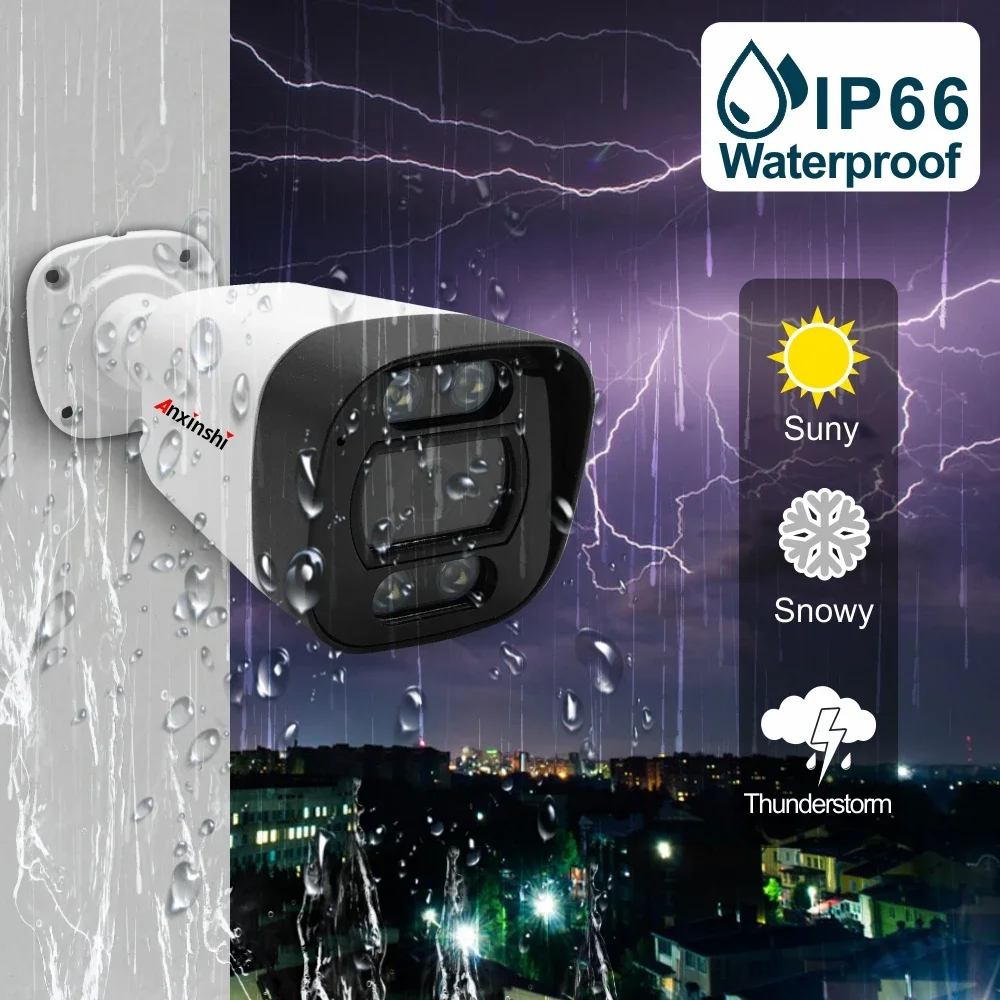 ระบบกล้องวงจรปิดอัจฉริยะ 4K 8CH สำหรับบ้าน พร้อมกล้อง IP POE 8MP จำนวน 4 ตัว ตรวจจับคน/สัตว์เลี้ยง/ยานพาหนะ พร้อมจอ LCD NVR ขนาดใหญ่ 16.5 นิ้ว