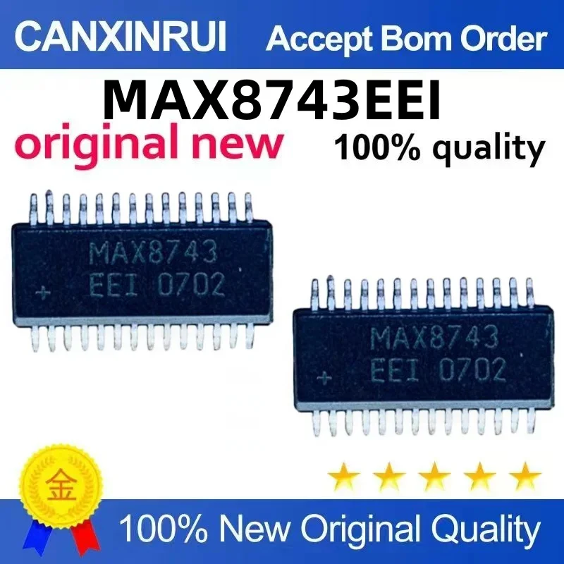 

(5-100 pieces) Brand new original MAX8743EEI MAX8743 double-sided feet