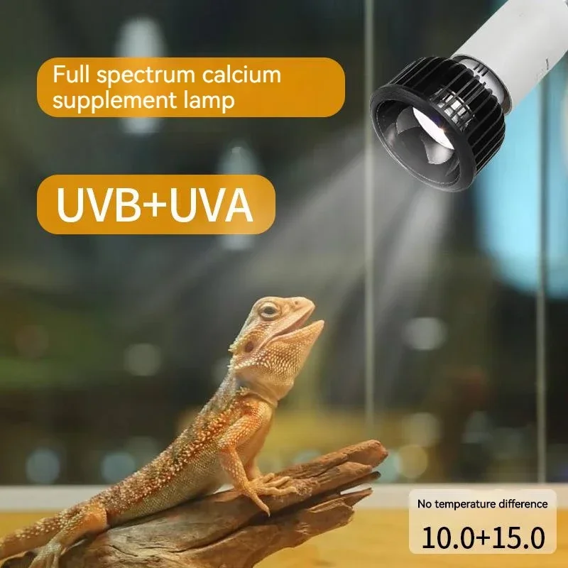 Spettro completo UVA UVB rettile lampadina lucertola serpente terrario LED UV Turtle Basking lampada 10.0/15.0 anfibi lampadine acuarios