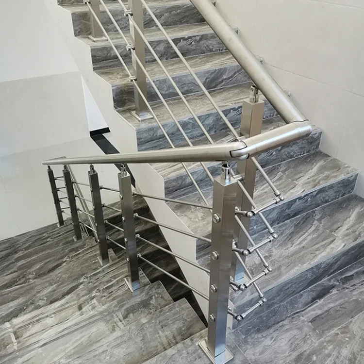 Grosir murah pegangan tangan tangga Ss Balustrade desain baru Modern