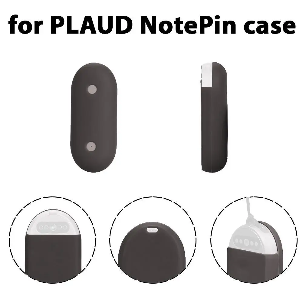 

Для PLAUD NotePin AI Recorder Защитный чехол против падения Противоударный диктофон с защитой от царапин Силиконовый мягкий корпус
