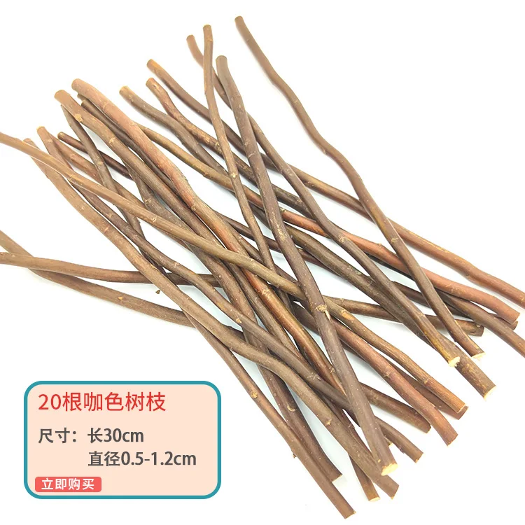 

40 Pcs Diy Wooden Sticks Wood Twig Branches Diy Craft Branches Handicraft Natural Twigs Vase Wooden Decorative Log