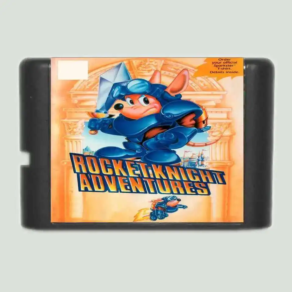 Rocket Knight-16 Bit MD Game Card para Sega Mega Drive, Adventures, Genesis