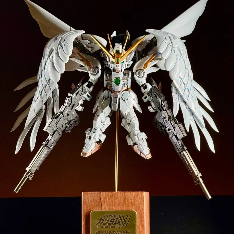 

Gl Model Mgsd Wing Snow White Xxxg-00ysw Assembly Model Kit Wing Zero Ew Xxxg-00w0 Robot Action Figure Plastic Model Kits Toys