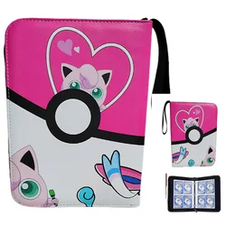 400PCS Card Album Binder Photocard PU Zipper Photo Album Carte Holder Toys Collection Folder Letters Pokemones Cards Hobby