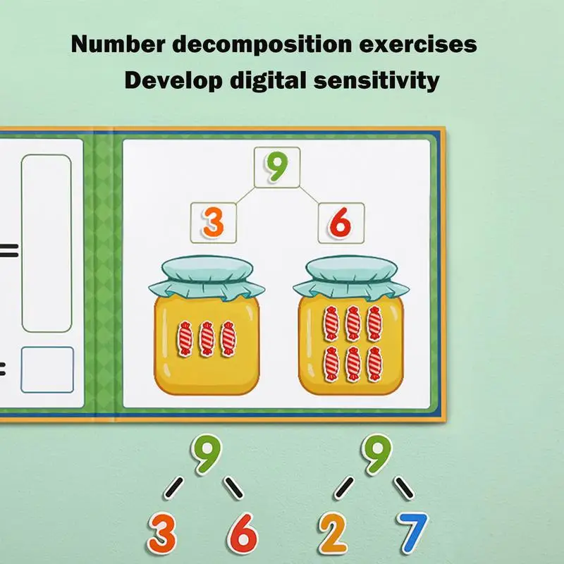 Manipulatory matematyczne zabawki dla dzieci gry dodawanie i odejmowanie przedszkole zestaw aktywności matematycznej zabawki do nauczania matematyki dla dzieci