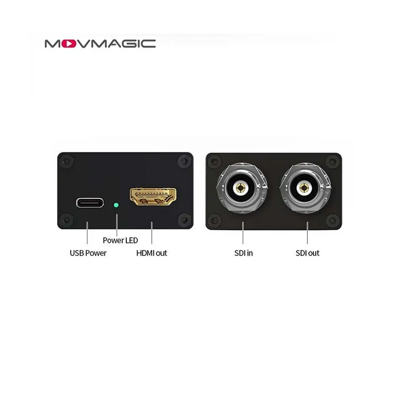 محول فيديو MOVMAGIC 3G-SDI إلى HDMI مخرج 3D-LUT يدعم SD/HD/3G LevA/LevB DL/DS وتنسيق الفيلم ST2048