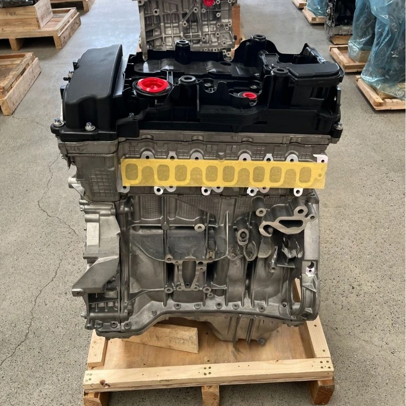 

Automotive engine assembly, turbocharged, for automobiles, turbocharged