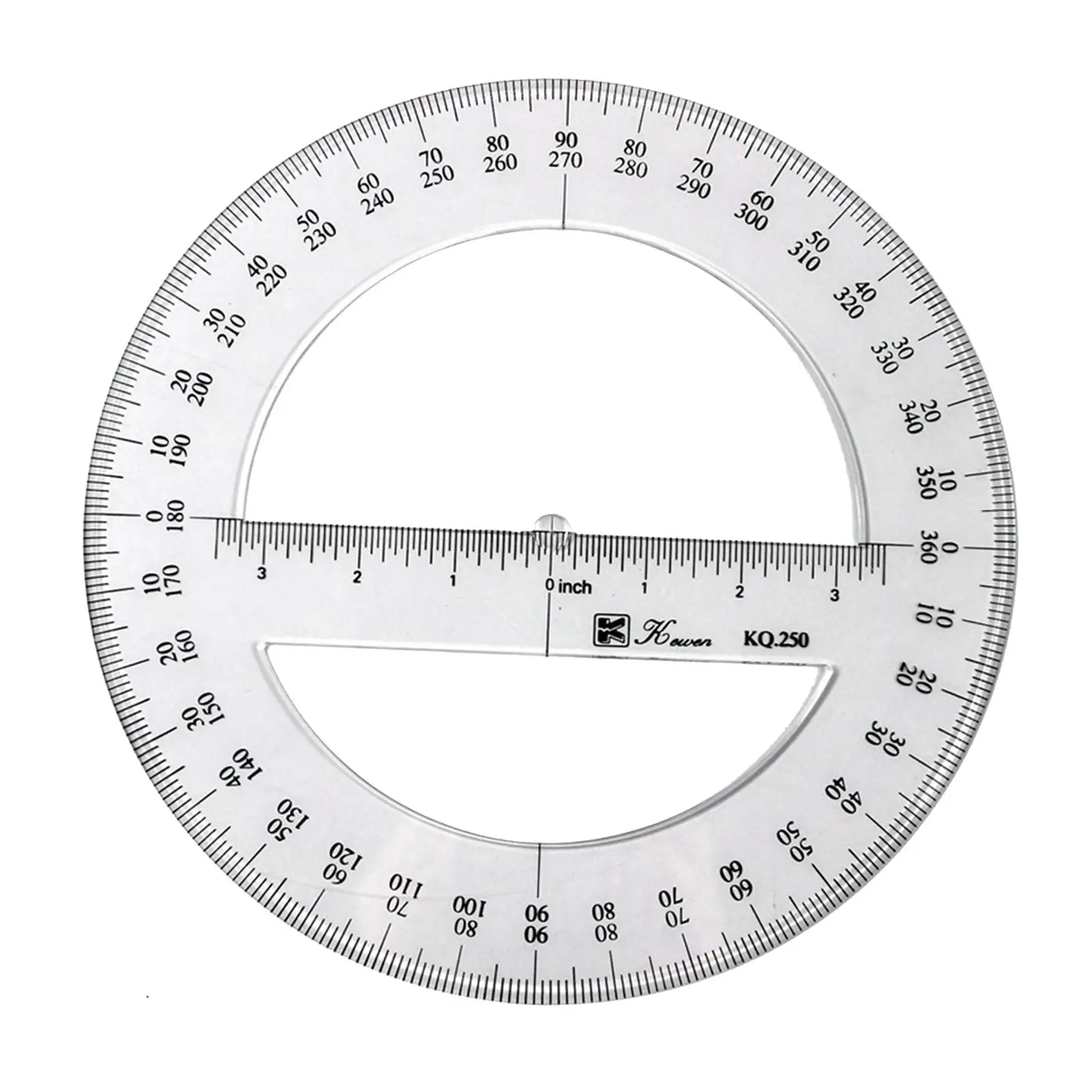 Portable 360 Degree Protracr Ruler gle Measurement Math Geometry Circle Protracrs Student Measuring Building Drawing