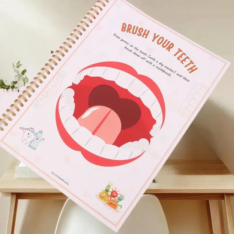 Creative Human Anatomy Busy Book Children's Fun Learning Picture Album With Illustration Learning Planner