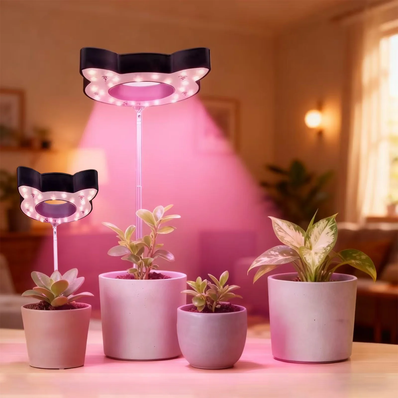

Kitten LED full spectrum growth light, indoor small plant light pot plant light, Adjustable Brightness Perfect for Small Plants