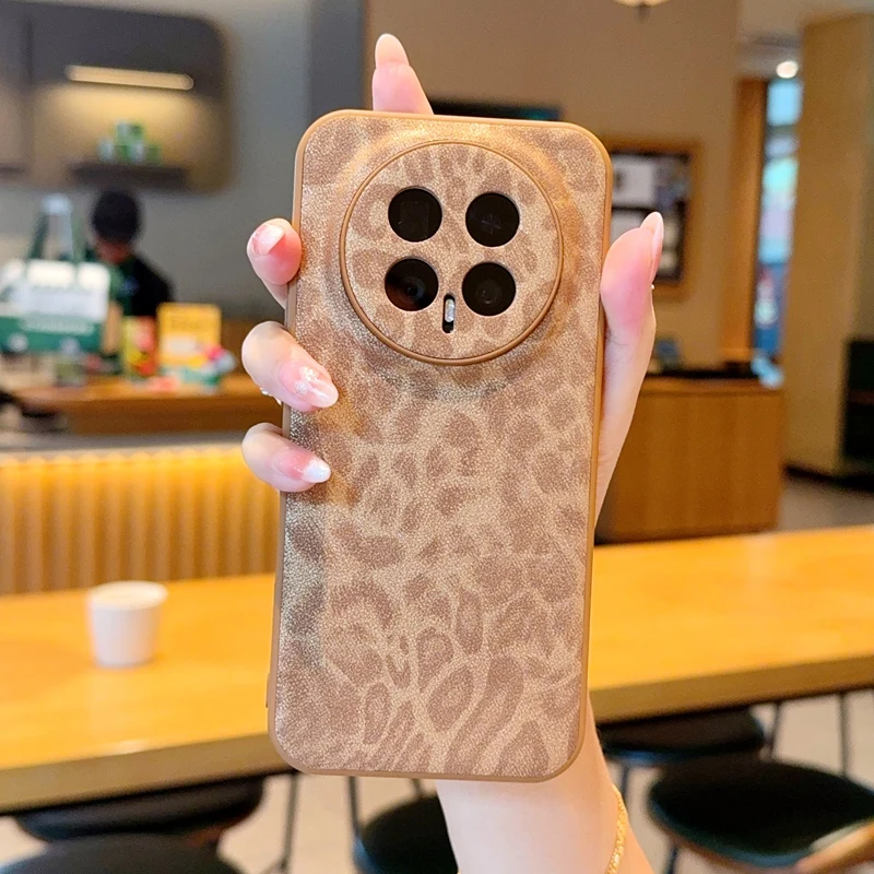 

Leopard Print Pattern Phone Case For Honor Magic 8 Pro PC Hard Shell Solid Color Protective Shockproof Back Cover