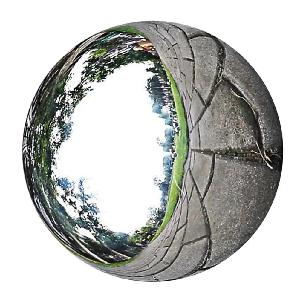 3xStainless Steel Mirror Polished Sphere Hollow Round Ball Garden Ornament 76mm