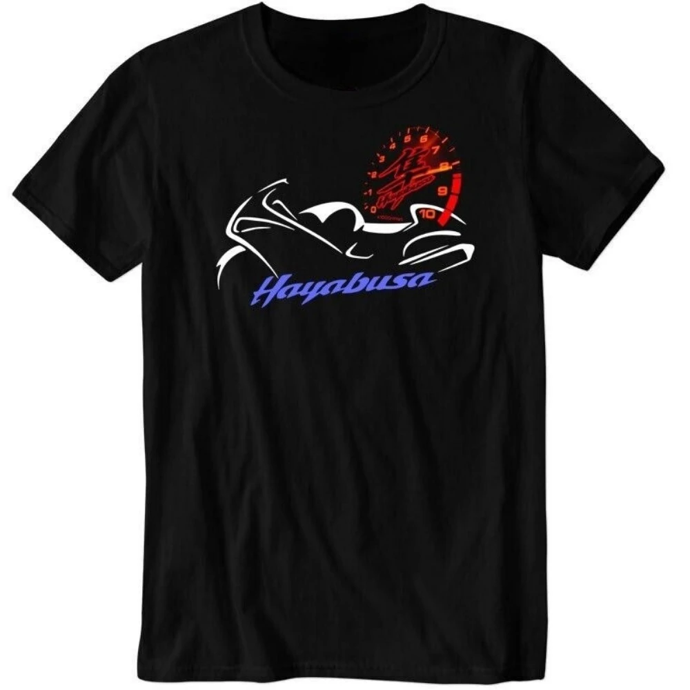 

Retro Design Japanese Hayabusa Motorcycle T-Shirt 100% Cotton O-Neck Short Sleeve Summer Casual Mens T-shirt Rider Streetwear
