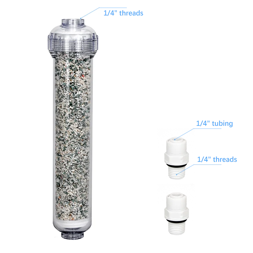 خرطوشة فلتر المياه القلوية المعدنية الطبيعية NCR103 مرشحات قلوية