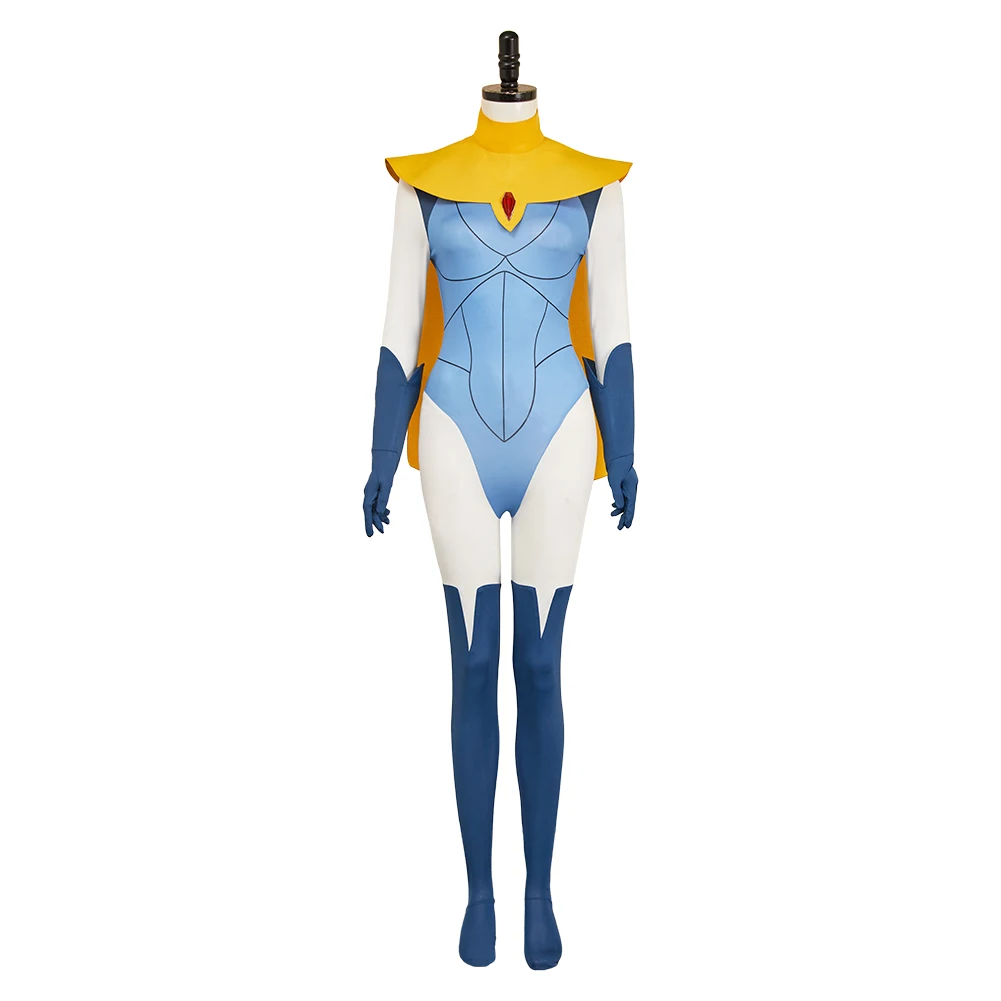 Adult Waterboy Jumpsuit Blonde Cosplay Blazer Dress Invisigal Costume Fantasia Mecha Man Shirt Halloween Carnival Party Suit view 2