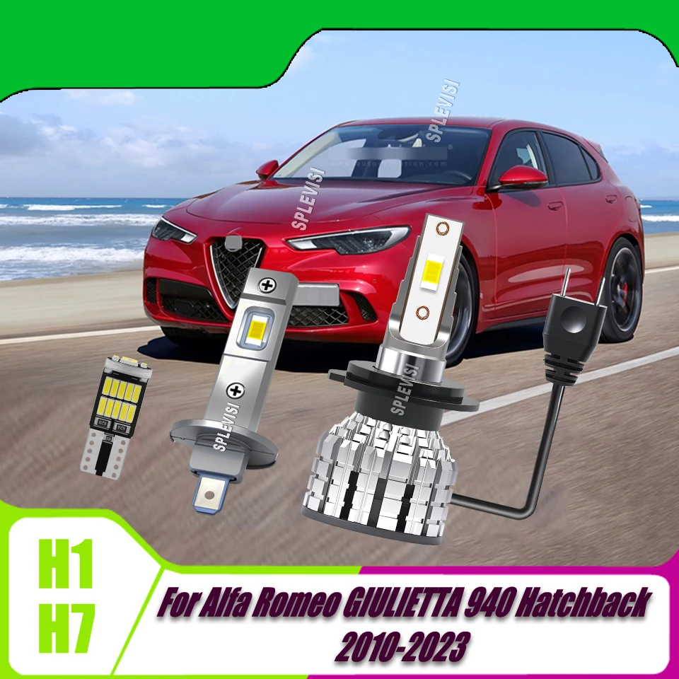 

Led White 6000k Headlight High Low Side Light Bulbs 12v For Alfa Romeo GIULIETTA 940 Hatchback 2010 2011 2012 2013 2014-2023