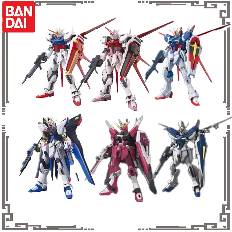 

Bandai Genuine HGCE GUNDAM Action Anime Figure AILE STRIKE GUNDAM Assemble Toy for Boys Girls Kids Gift Collectible Model
