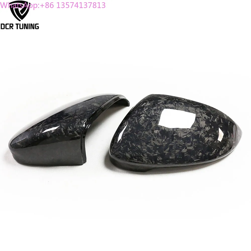 

Forged Carbon Fiber Mirror Casing for Volkswagen VW Golf 8 MK8 Rearview Mirror Cover Side Mirror Housing Shell Replacement 2019-