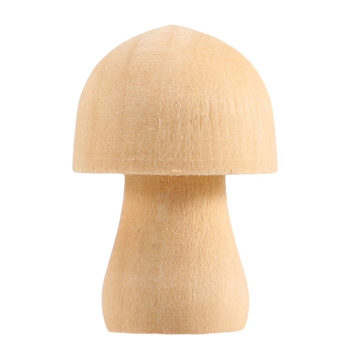 18 Pieces Unfinished Wooden Mushroom 6 Sizes of Natural Wooden Mushrooms for Arts & Crafts Projects DecorationN03R