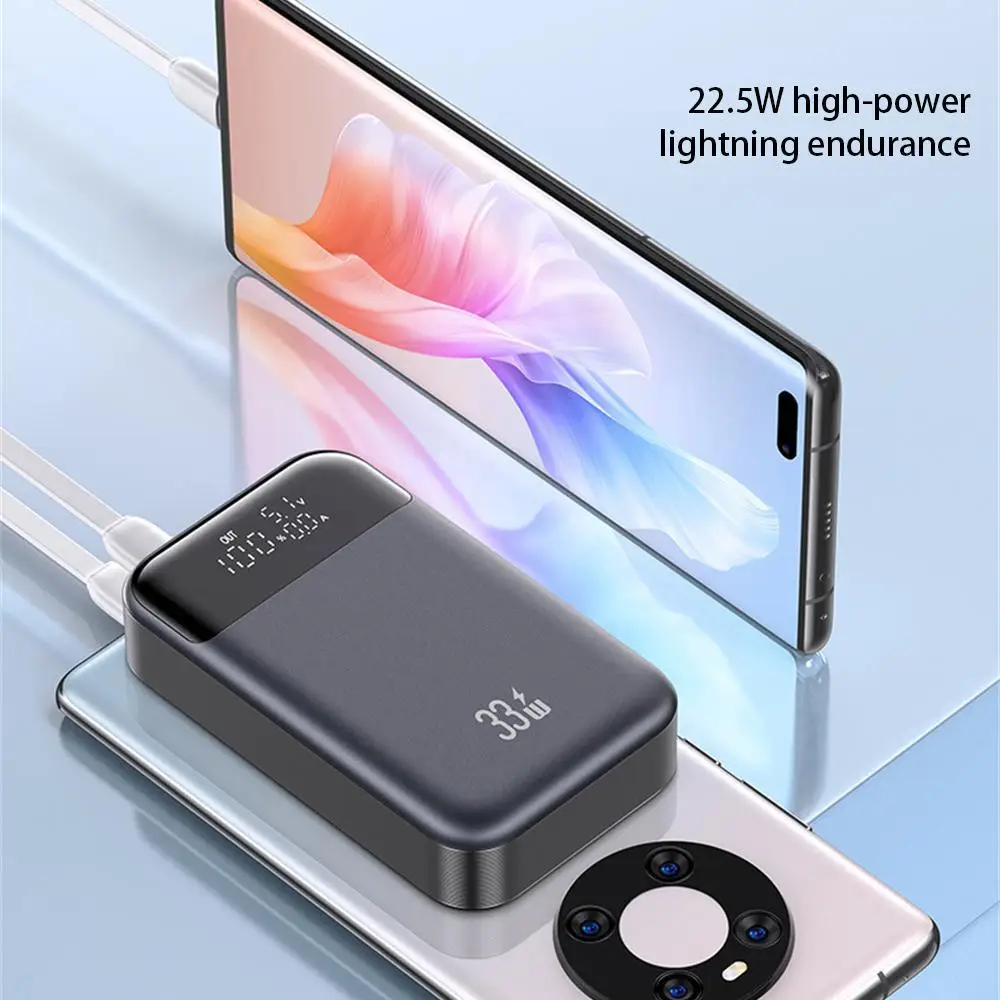 

10000mAh Power Bank 33W Super Fast Charging For iPhone 14 13 12 Huawei Xiaomi Samsung PD 33W External Battery Charger Powerbank