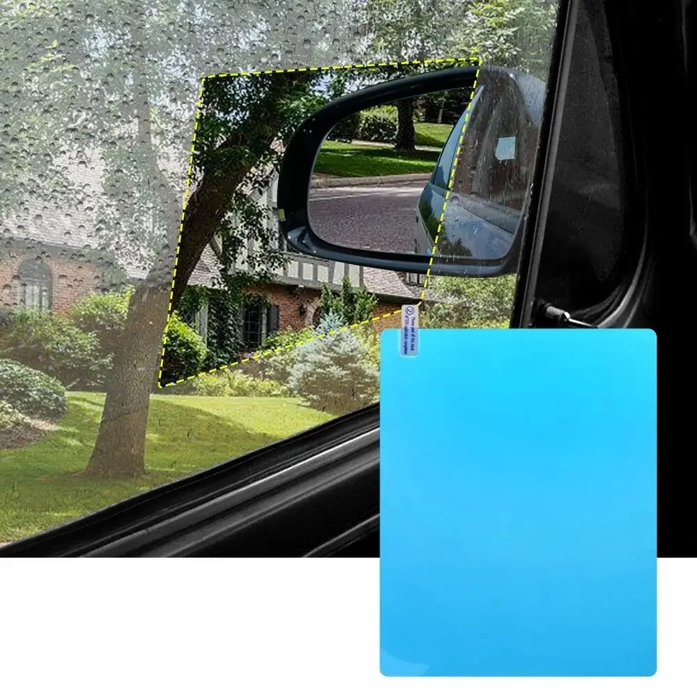 Car Rearview Mirror Window Side Anti-rain Films Kit Auto Anti-fog Anti-scratch Clear Protective Membrane Sticker Decal Accessory