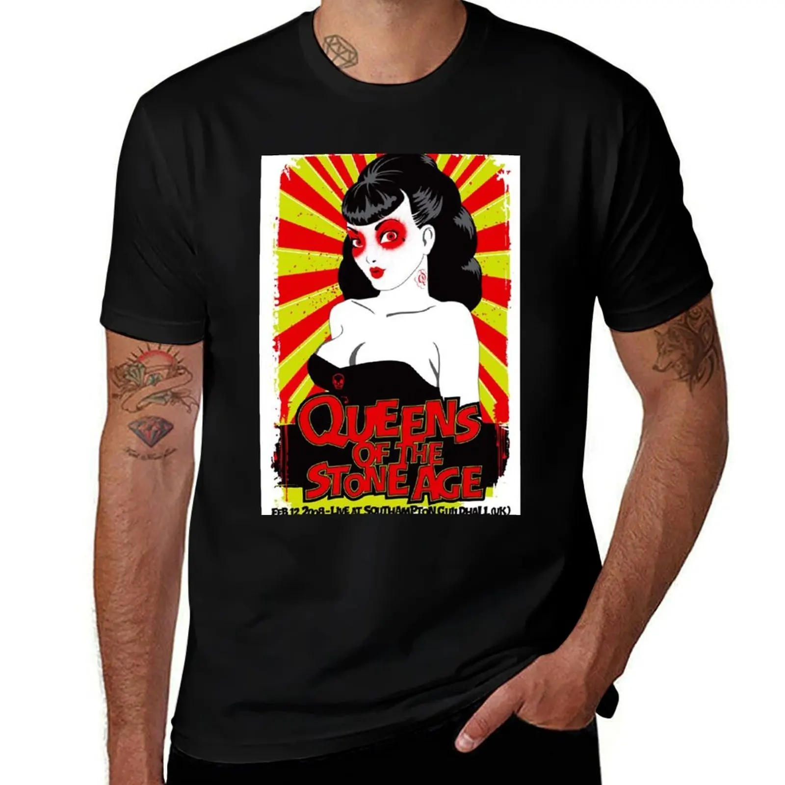 Queens of the stone age Poster 2008 T-Shirt Trend Art Print T-Shirt