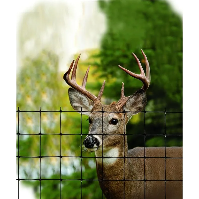 Tenax 2A120056 Economy Deer Control Fence, 8'x330', Black