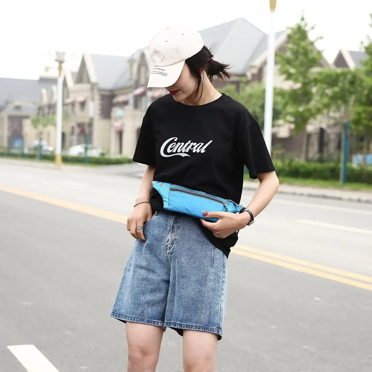 

Casual Men Waist Bag Nylon Chest Pack for Women Phone Bags Pocket Running Belt Sports Bag Multifunction Travel Chest Bag