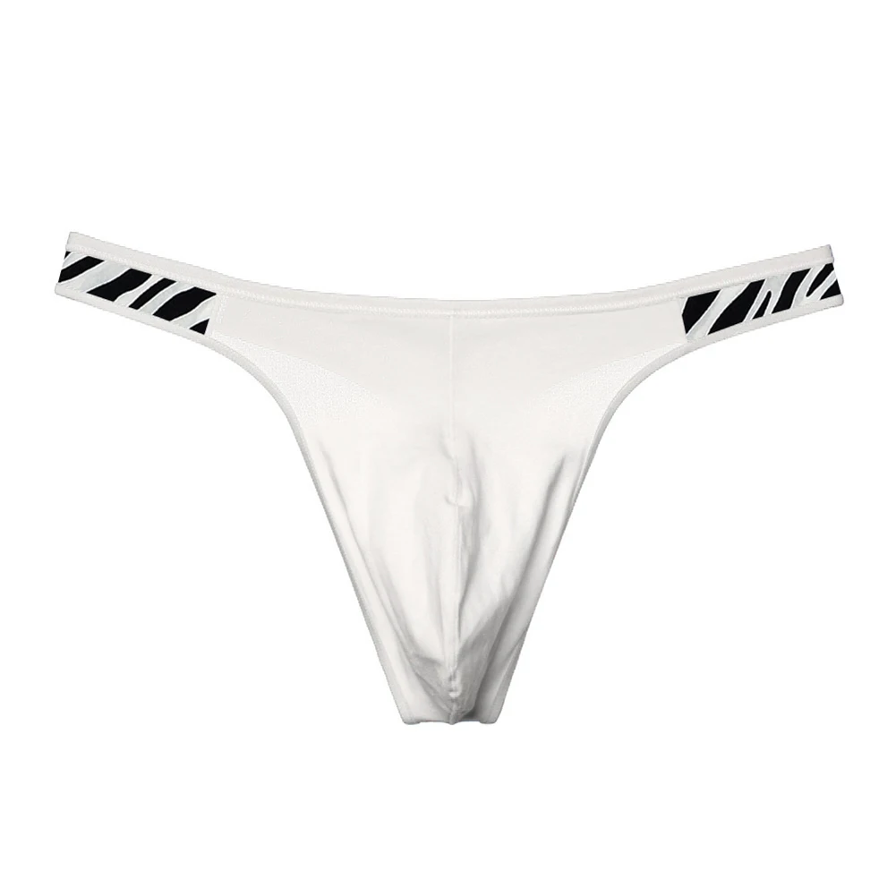 Men Solid Color Low Waist Very Hot Lingerie Breathable Underwear Underpants Extreme Men's Panties Thong G-String T-Back Fashion