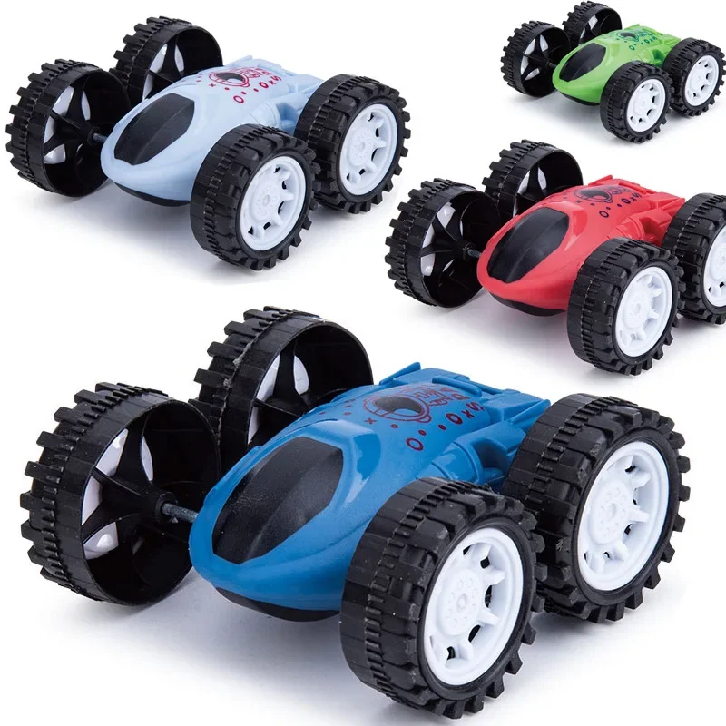 

Inertia Model Car Resistance Rolling Off-road Vehicles Dumper Truck Kid Car Stunt Car Double-sided Tumbling Children's Stunt Toy