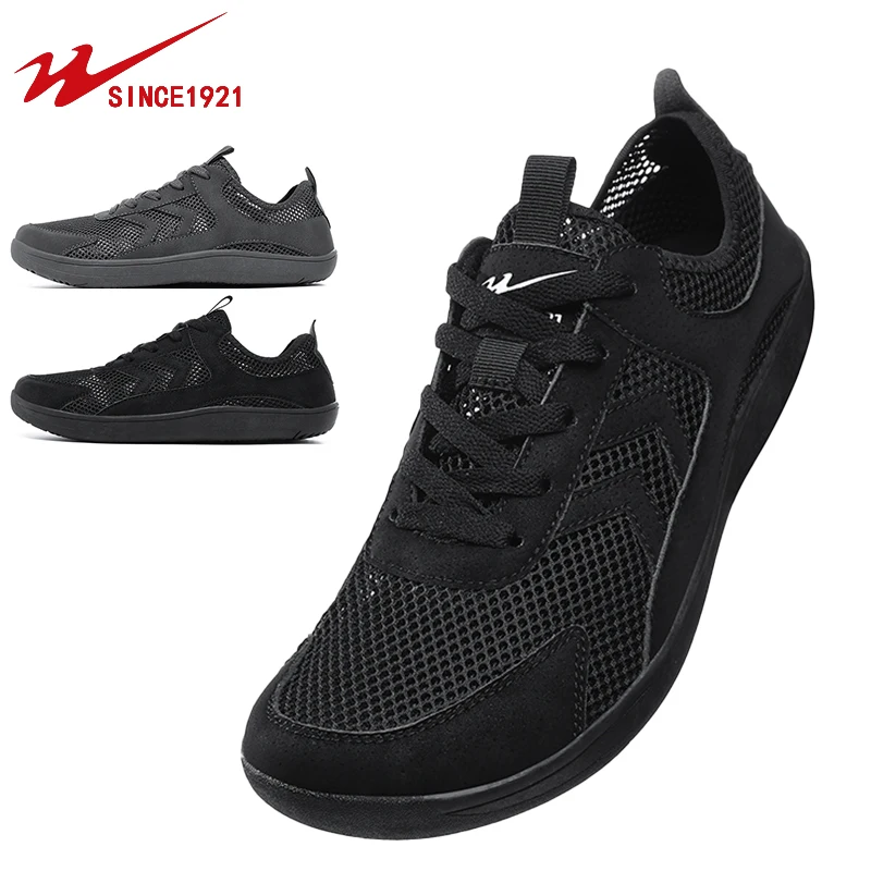 

Double Star Men's Summer Shoes Breathable Lightweight Mesh Wide Last Men's Shoes Casual Sports Hollow Breathable Wide Last Shoes