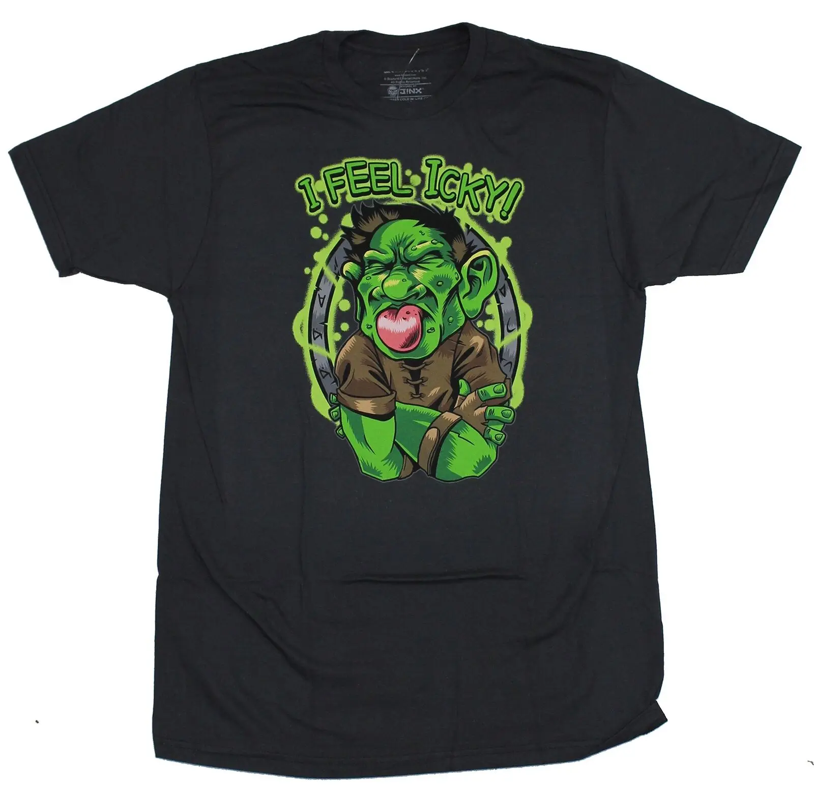 

Новая футболка для взрослых Hearthstone — герб гнома I Feel Icky Leper