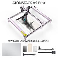 BIG SALE Laser Engraver CNC ATOMSTACK A5 Pro+ 40W Desktop Engraving Machine with Engraving Area Laser Effect for DIY Logo Mark