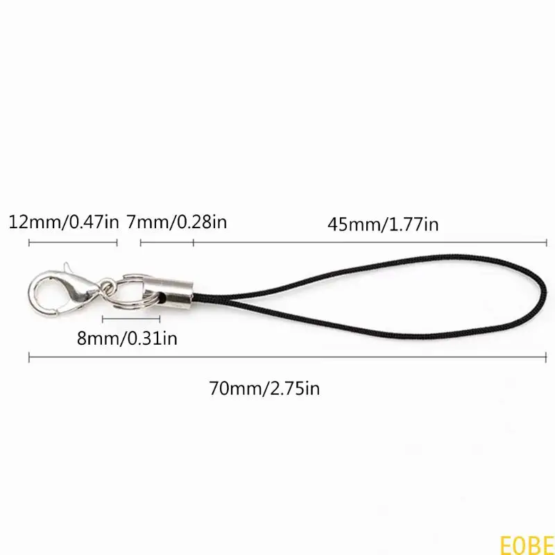 E0BE Polyester Phone Chain подходит для USB Drives MP3 -плееры
