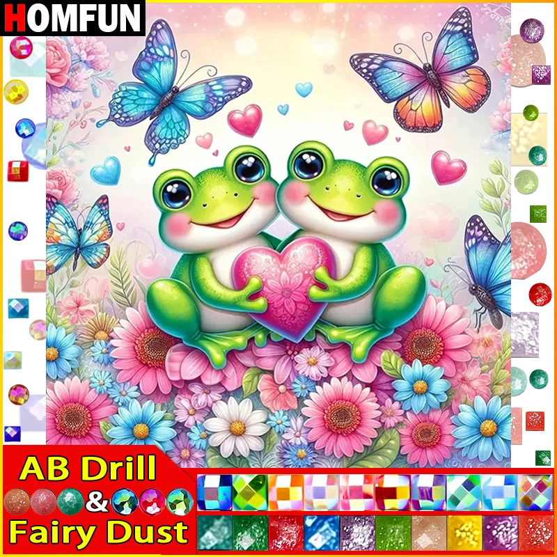 HOMFUN Fairy Dust AB Full Drill Diamond Painting 