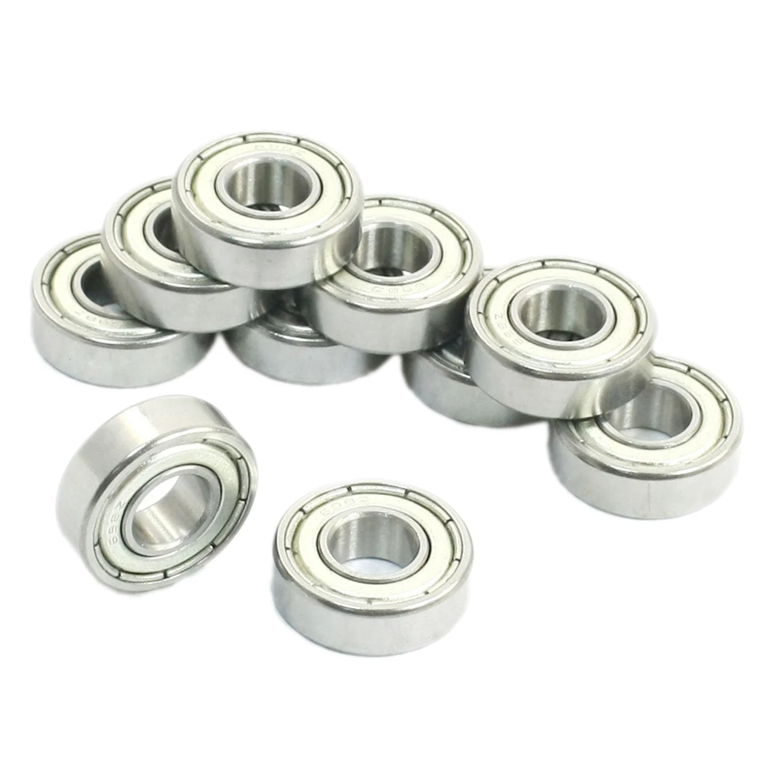 2025 Trend20pcs Sealed Deep Groove Radial Ball Bearings - 10 Pcs 6000Z 10Mm X 26Mm X 8Mm & 10 Pcs 698Z 8Mm X 19Mm X 6Mm