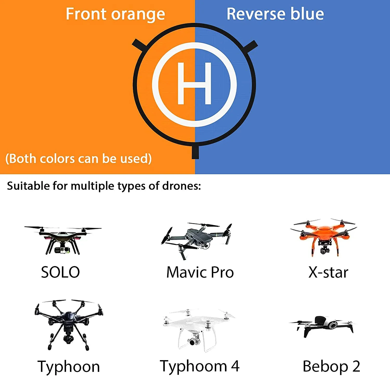 الطائرة بدون طيار المحمولة إطلاق الهبوط طوي وقوف السيارات حصيرة المئزر إقلاع محطة ل DJI Air 2S /Mavic 3 / Mini 2 طائرات بدون طيار الملحقات