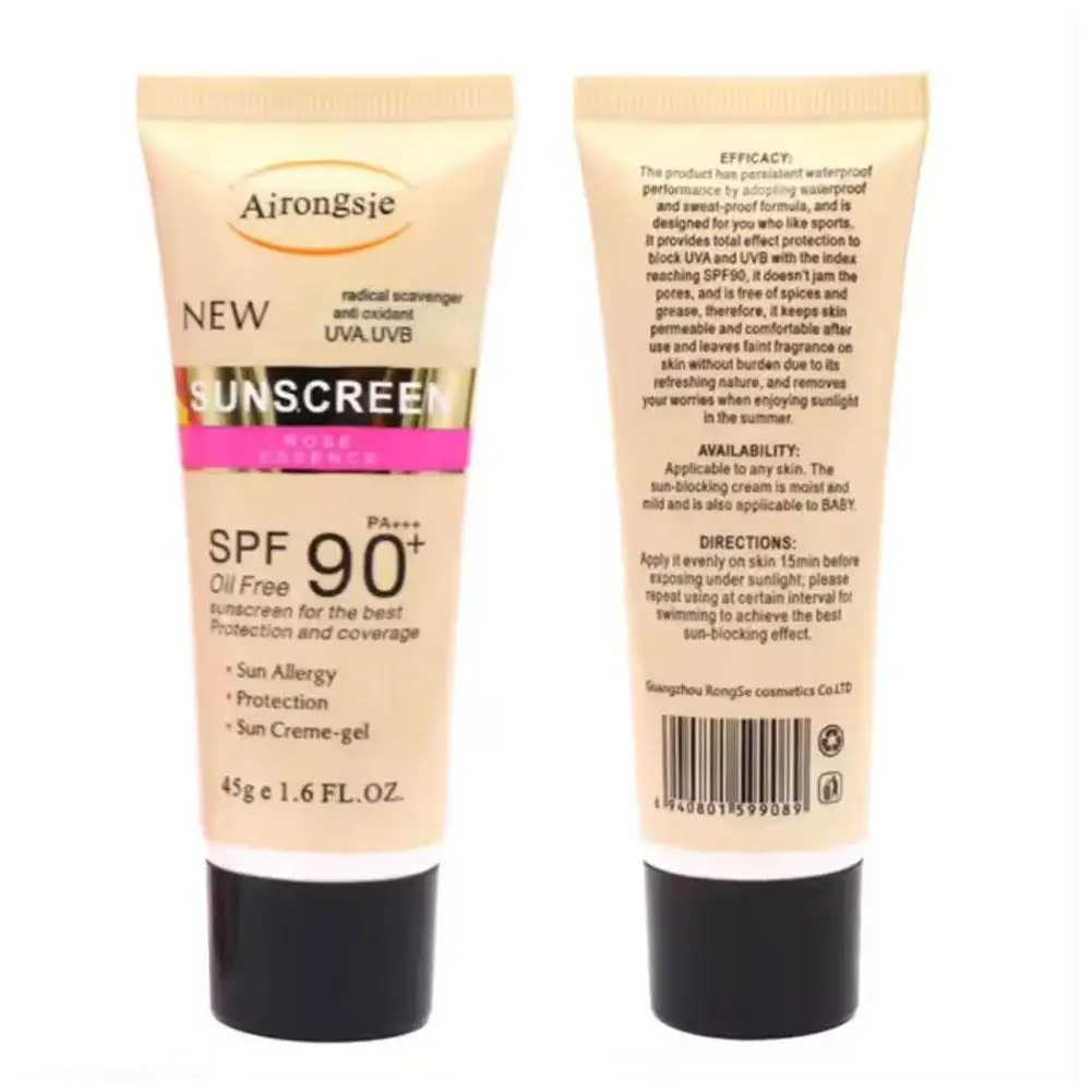45 g Gesichtssonnenschutz LSF 60/SPF 90 UV-Schutz-Sonnencreme, feuchtigkeitsspendende Haut, Körper-Sonnenschutz, Anti-Sonnenschutz, Gesichtsschutz – Detail 2