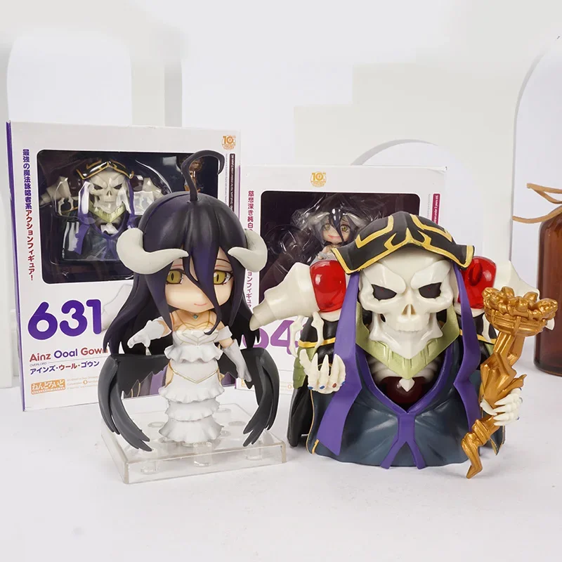 Anime Overlord Ainz Ooal Gown 631 / Albedo 642 PVC Action Figure Toys Collection for Friends Gifts