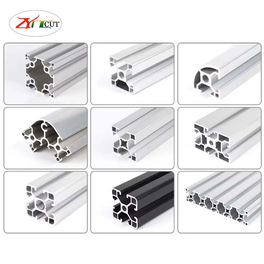Industrial aluminum profiles 4040 3030 2020 European standard aluminum frame brackets aluminum alloy profiles