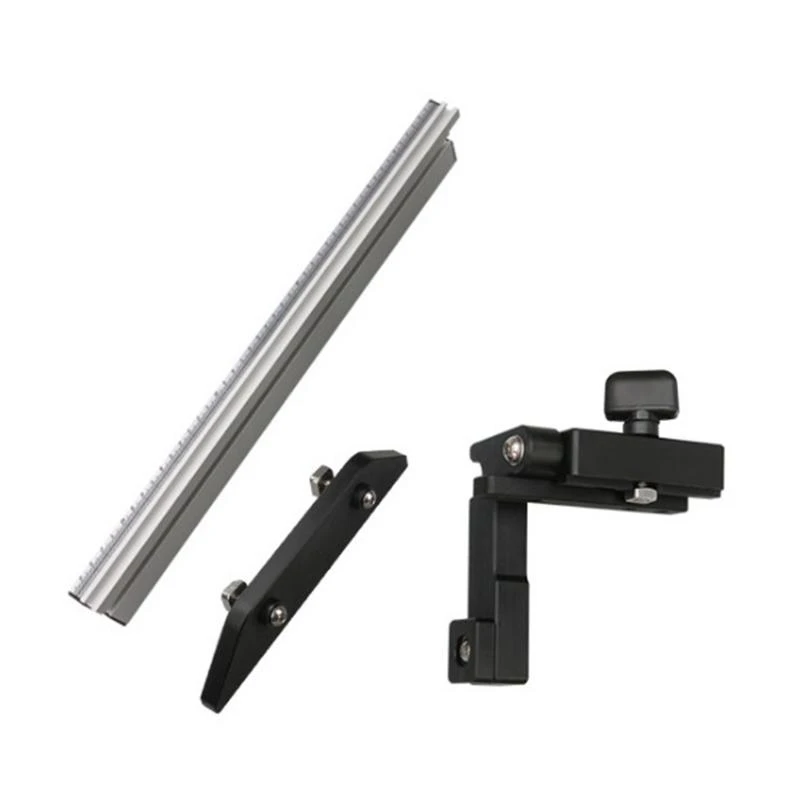 

E74E Universal Miter Gauge Fence for Table Router Woodworking Tools DIY Inverted Installation of Band Simple