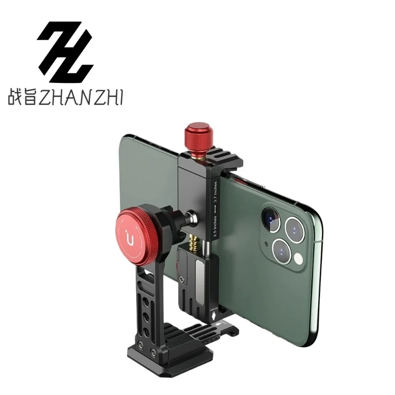 

Top! ST-14 Vertical Shooting Smartphone Phone Mount Holder Tripod Mount Cold Shoe Vlog Tripod Mount