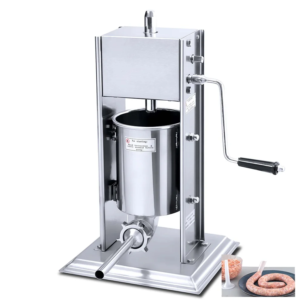 OEM Customize Factory Price High Quality Stainless Steel Manual Wurst Vacuum Sausage Filling Machine for Food Processing